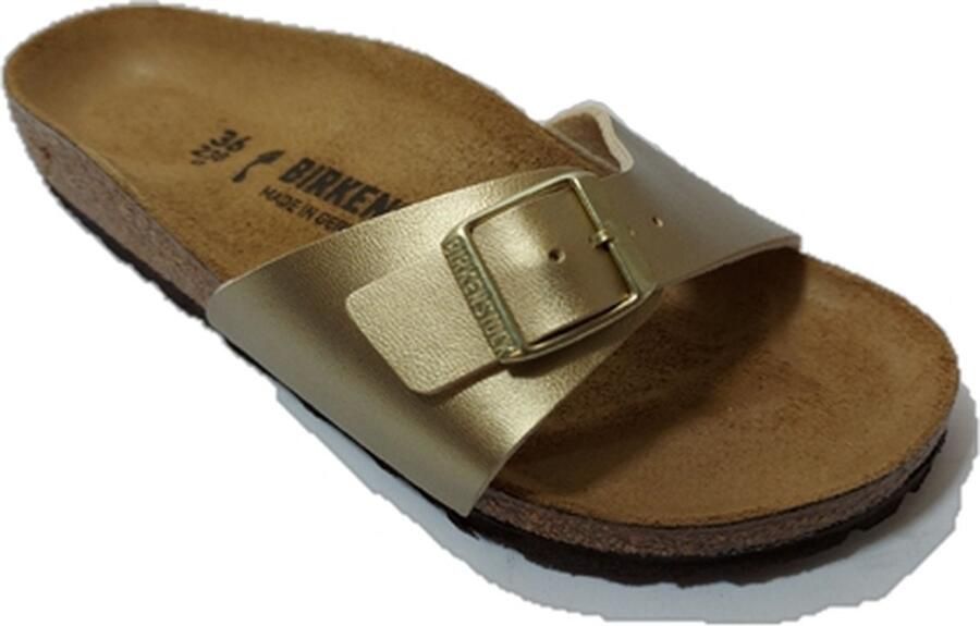 BIRKENSTOCK Slippers Madrid Maat: 40 Materiaal: Leatherlook Kleur: Goud - Foto 13