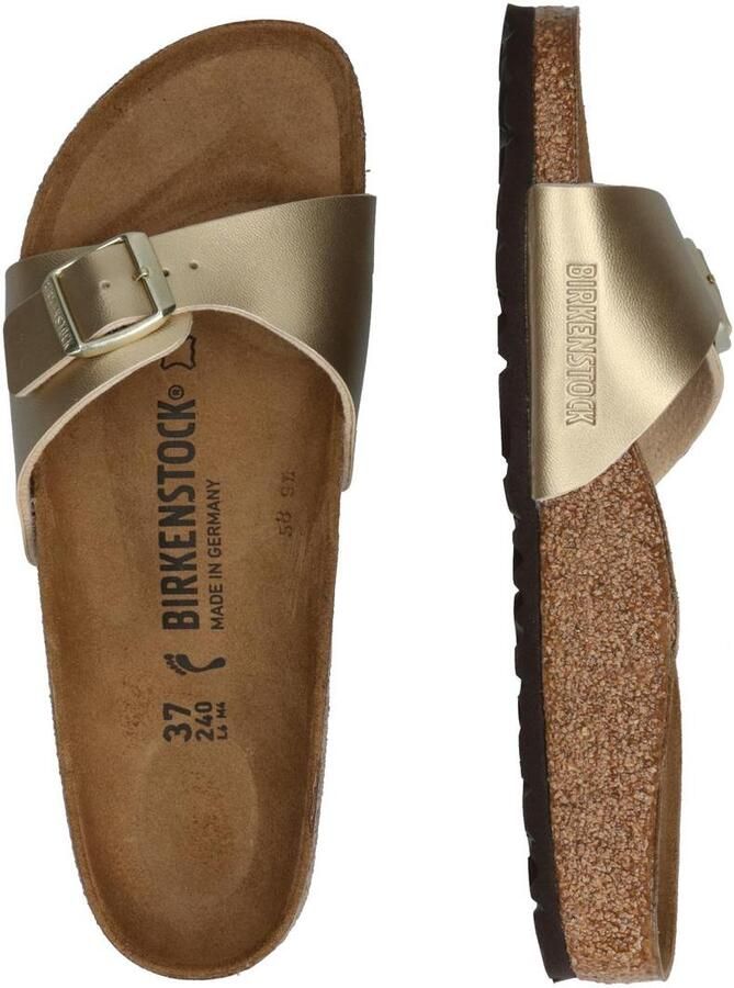 BIRKENSTOCK Slippers Madrid Maat: 40 Materiaal: Leatherlook Kleur: Goud - Foto 11