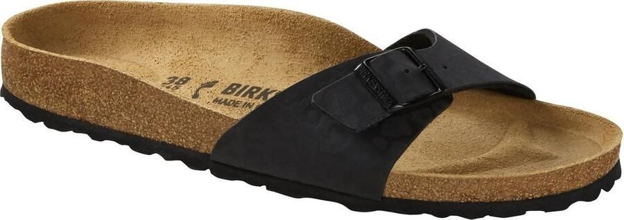 Birkenstock Madrid BS Leopard Sandaal met Luipaard Print 36 Zwart - Foto 2