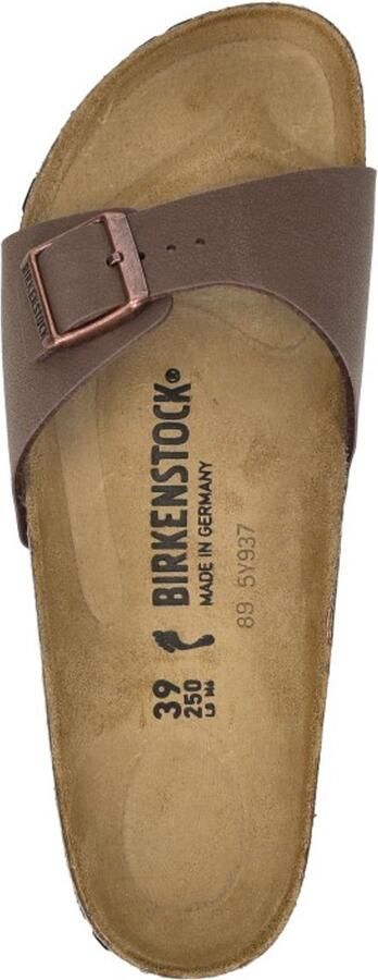 Birkenstock Madrid Slippers Mocha Regular fit | Bruin | Imitatieleer - Foto 14