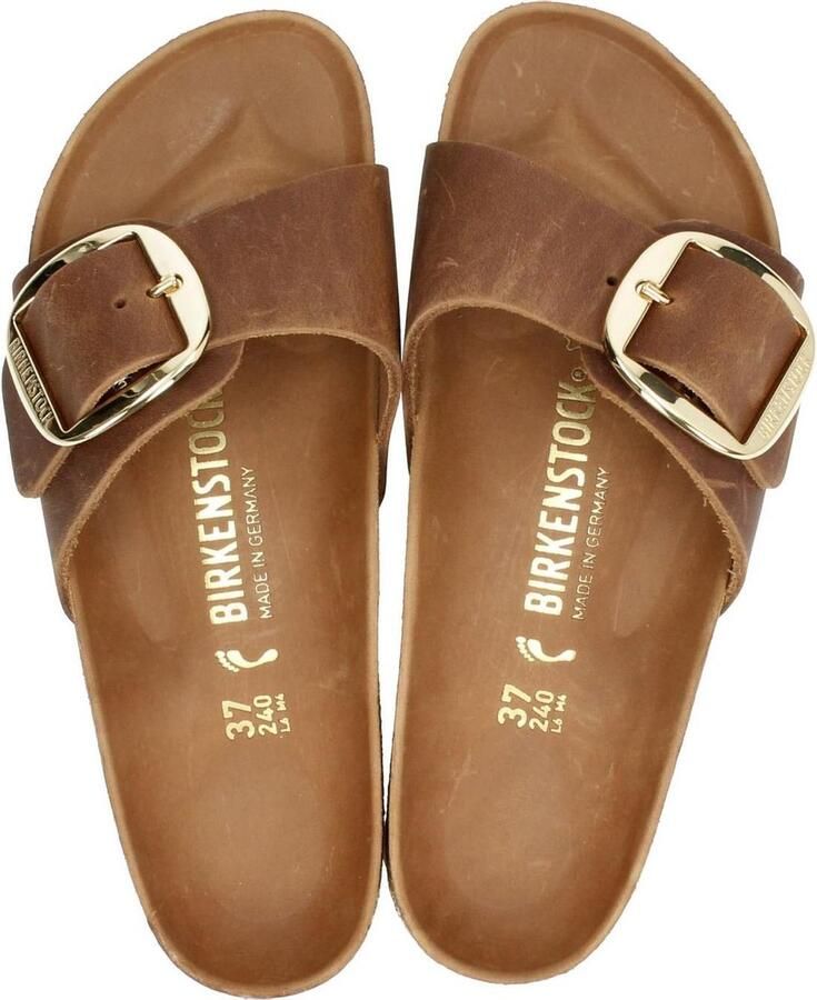 Birkenstock slippers MADRID BIG BUCKLE met ergonomisch gevormd voetbed in smalle schoenwijdte - Foto 4