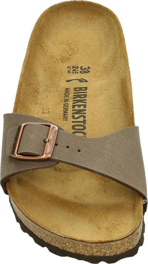 Birkenstock Madrid Slippers Mocha Regular fit | Bruin | Imitatieleer - Foto 9
