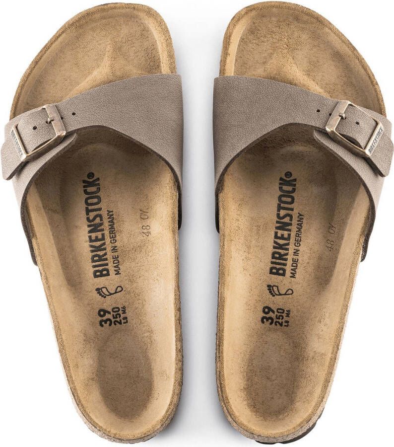 Birkenstock Madrid Slippers Mocha Regular fit | Bruin | Imitatieleer - Foto 5