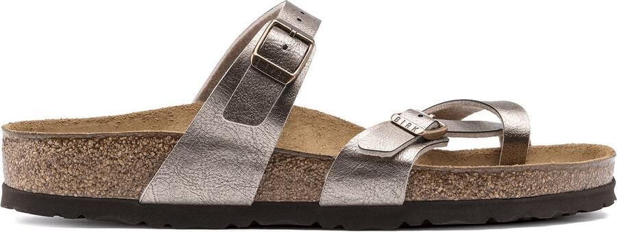 Birkenstock Mayari Dames Slippers Graceful Taupe Narrow fit | Taupe | Imitatieleer - Foto 2