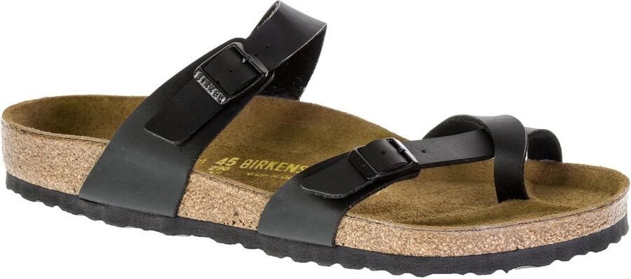 Birkenstock Platte sandalen Mayari Birko-Flor Regular Black - Foto 5