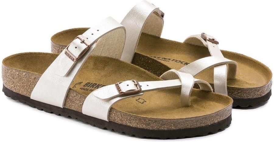 Birkenstock Mayari BF Graceful Regular Dames Slippers Pearl White - Foto 11
