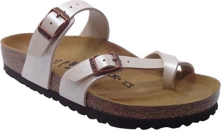 Birkenstock Mayari BF Graceful Regular Dames Slippers Pearl White - Foto 9