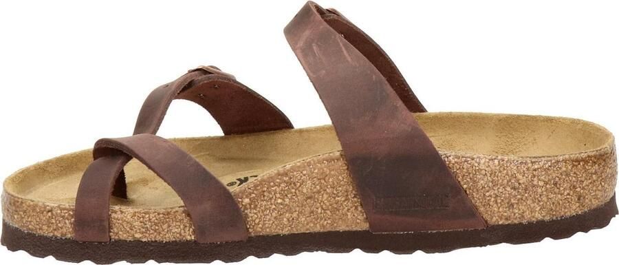 Birkenstock Women's Mayari Natural Leather Oiled Sandalen Regular bruin - Foto 9