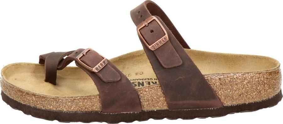 Birkenstock Women's Mayari Natural Leather Oiled Sandalen Regular bruin - Foto 7