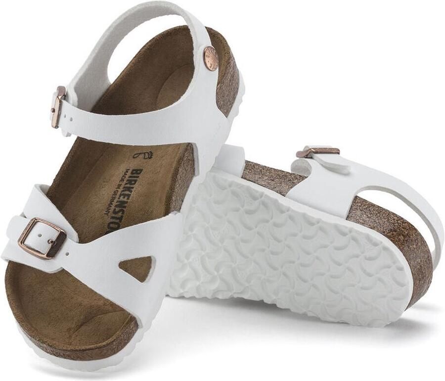 Birkenstock Rio KIds White Birko Flor WIT - Foto 4