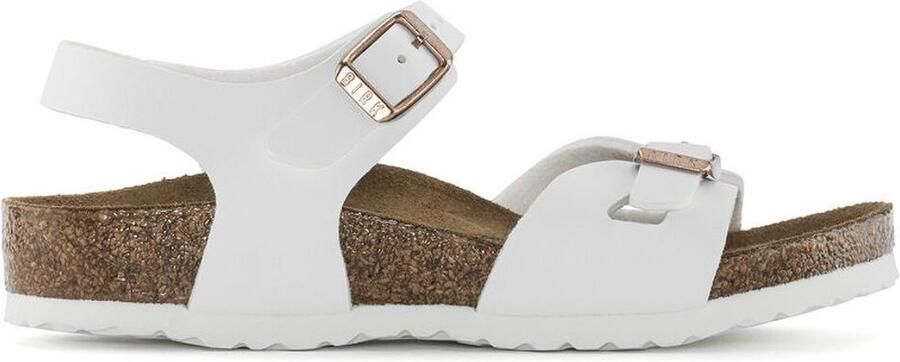 Birkenstock Rio KIds White Birko Flor WIT