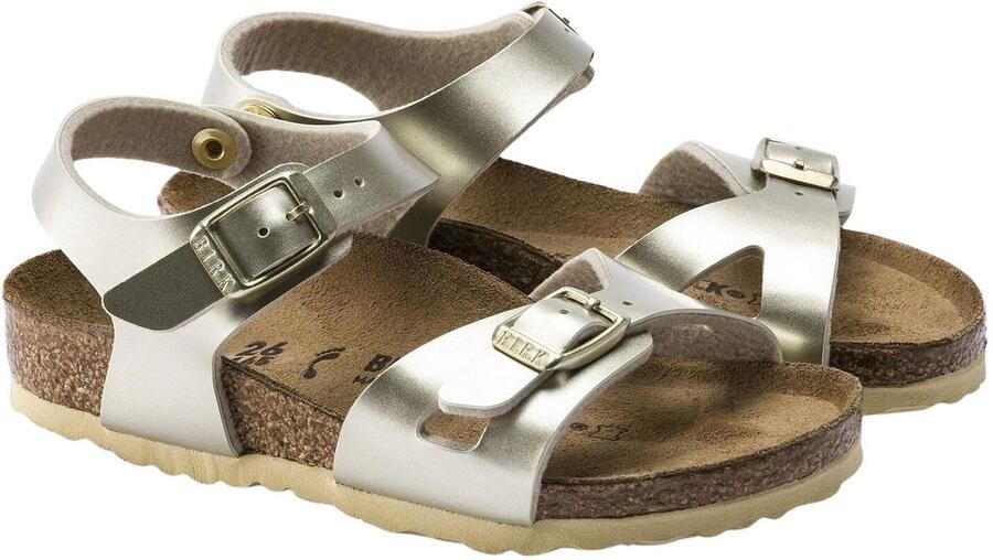 Birkenstock Rio Kids Sandalen Electric Metallic Gold Narrow fit | Goud | Imitatieleer - Foto 8