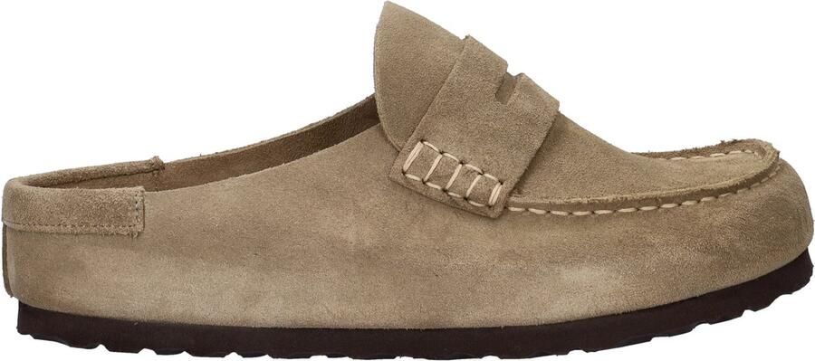 BIRKENSTOCK Instappers Dames Naples Maat: 38 Materiaal: Suède Kleur: Beige - Foto 6