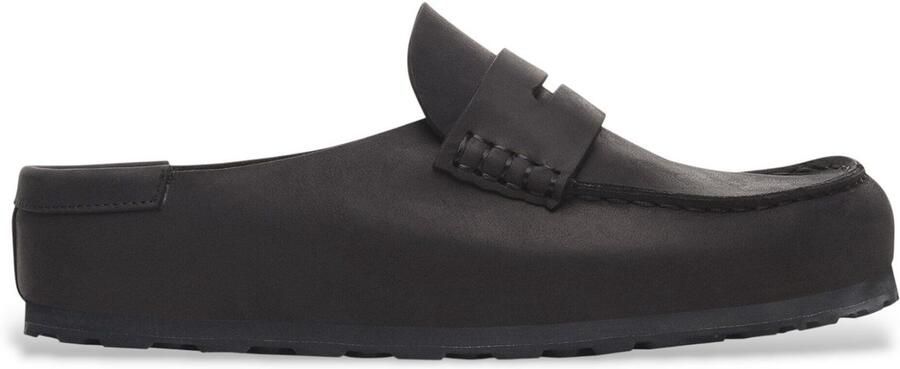 Birkenstock Naples Wrapped Oiled Leather Zwart