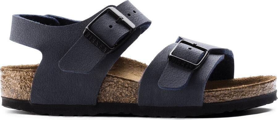 Birkenstock New York Junior Birko Flor BC Narrow Junior Sandaal Marineblauw - Foto 12