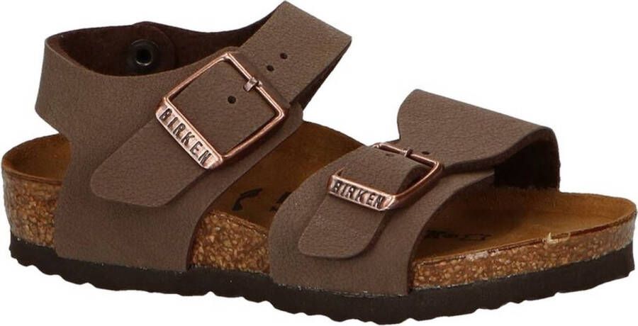 Birkenstock New York Junior Birko Flor BC Narrow Junior Sandaal Donkerbruin - Foto 12
