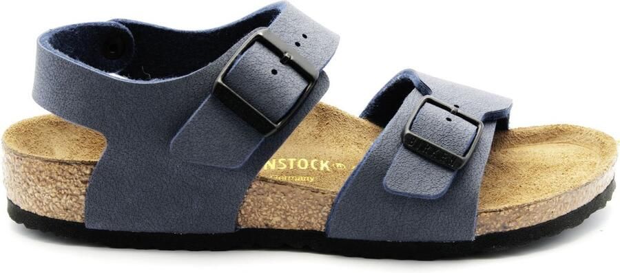 Birkenstock New York Junior Birko Flor BC Narrow Junior Sandaal Marineblauw - Foto 11
