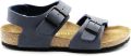 Birkenstock New York Junior Birko Flor BC Narrow Junior Sandaal Marineblauw - Blauw