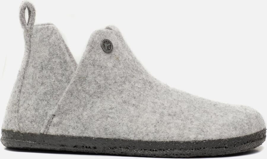 Birkenstock Amsterdam Pantoffels Port Narrow fit | Bordeaux | Vilt