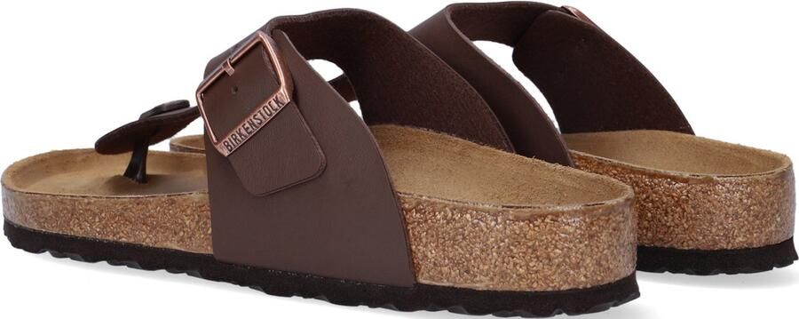 Birkenstock Ramses Habana regular Birko-Flor Nubuck Heren Teenslipper Nubuck Brown - Foto 13