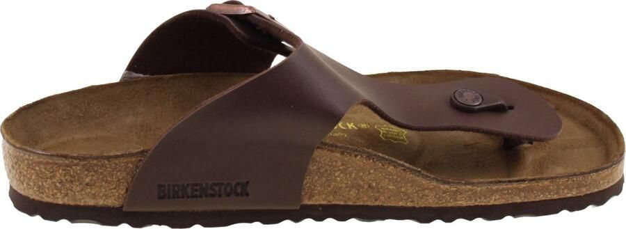 Birkenstock Ramses Habana regular Birko-Flor Nubuck Heren Teenslipper Nubuck Brown - Foto 17