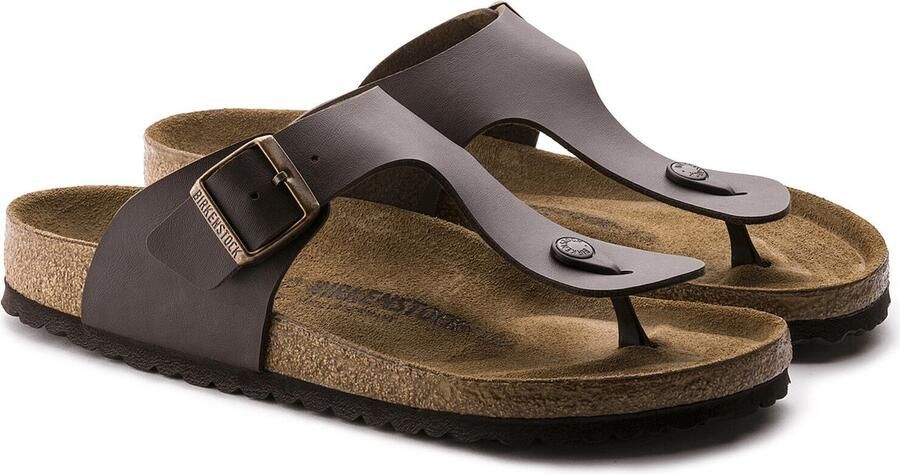 Birkenstock Ramses Habana regular Birko-Flor Nubuck Heren Teenslipper Nubuck Brown - Foto 9