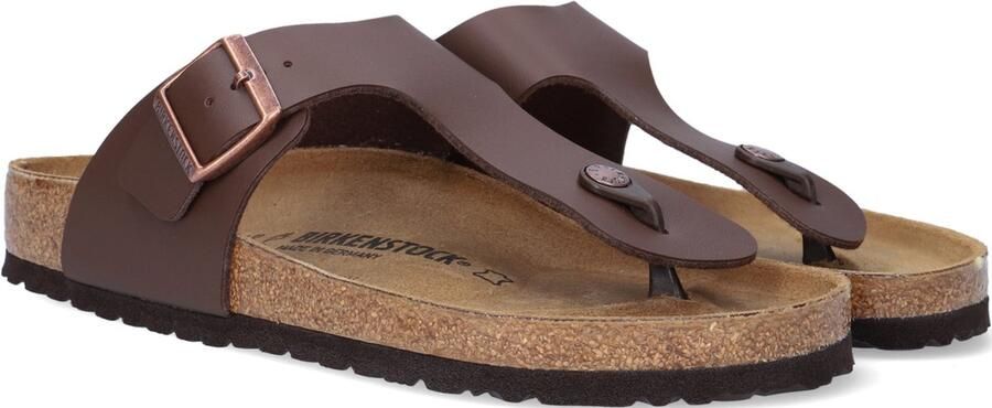 Birkenstock Ramses Habana regular Birko-Flor Nubuck Heren Teenslipper Nubuck Brown - Foto 12