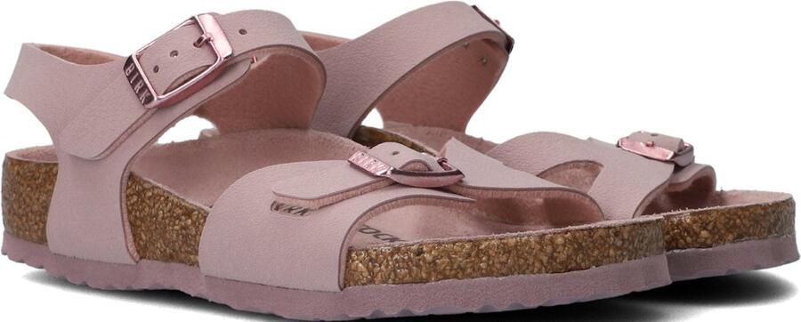Birkenstock Rio Kids Sandalen Lavender Blush Narrow fit | Roze | Imitatieleer - Foto 16