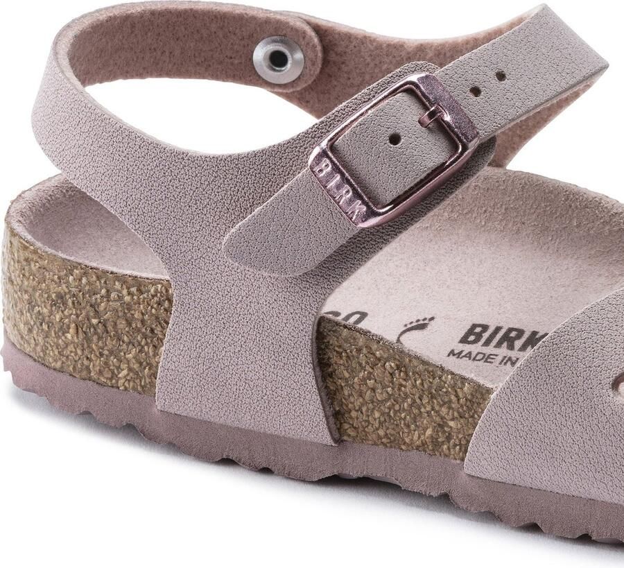 Birkenstock Rio Kids Sandalen Lavender Blush Narrow fit | Roze | Imitatieleer - Foto 3