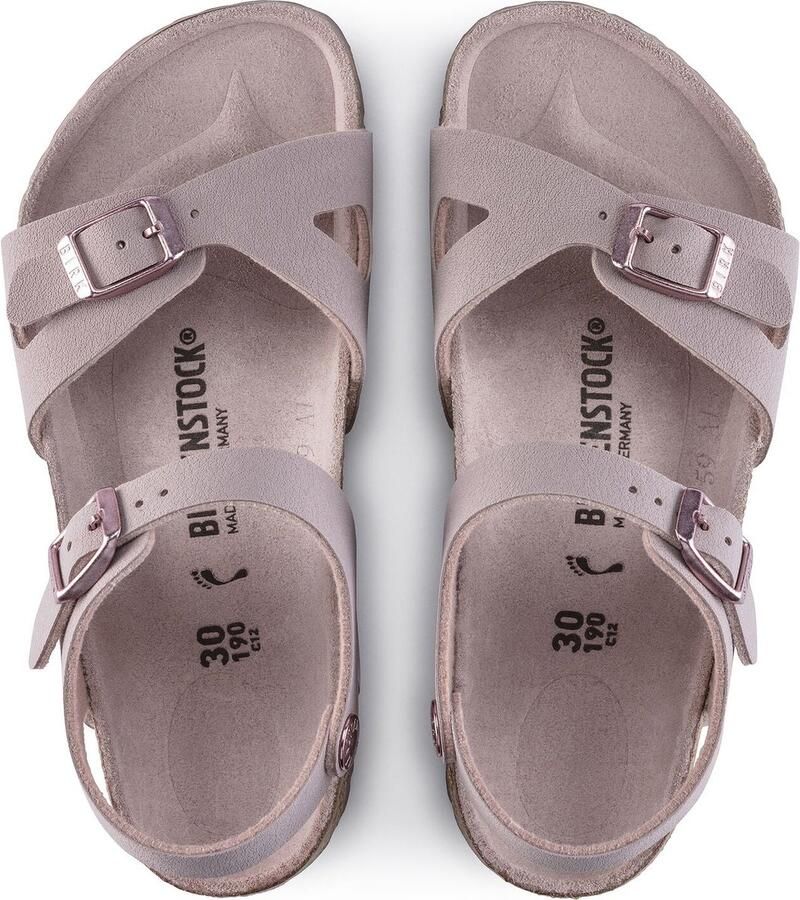 Birkenstock Rio Kids Sandalen Lavender Blush Narrow fit | Roze | Imitatieleer - Foto 5