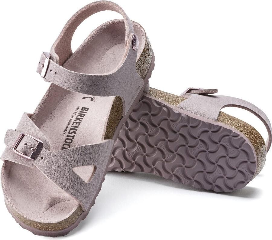 Birkenstock Rio Kids Sandalen Lavender Blush Narrow fit | Roze | Imitatieleer - Foto 6