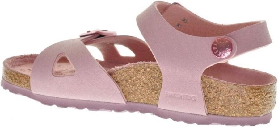 Birkenstock Rio Kids Sandalen Lavender Blush Narrow fit | Roze | Imitatieleer - Foto 11