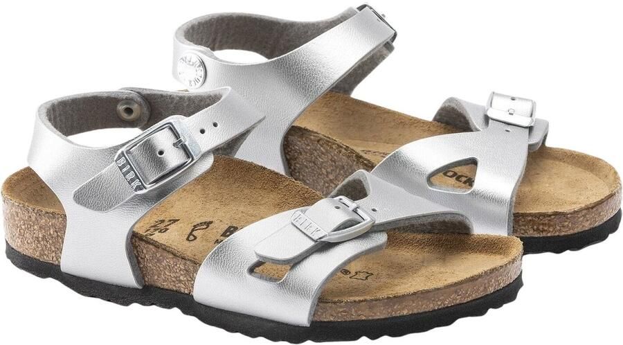 Birkenstock Rio Sandalen Silver Smal - Foto 4