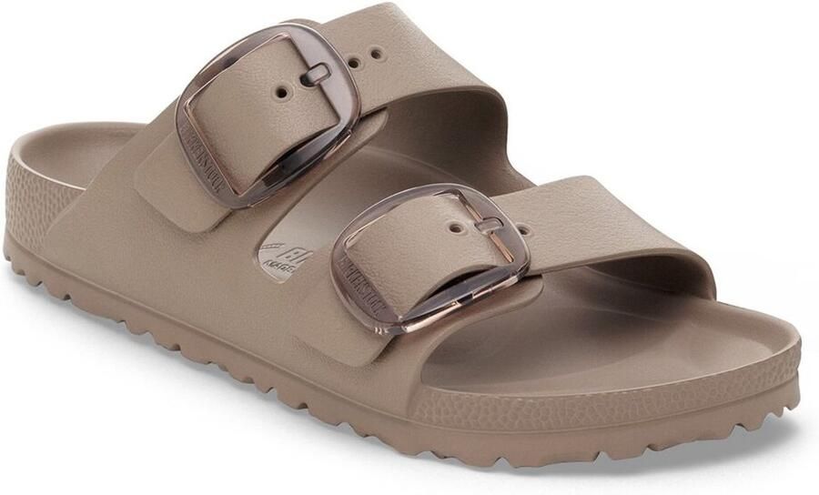 BIRKENSTOCK Badslippers Dames Arizona Big Buckle Eva Rubber Beige