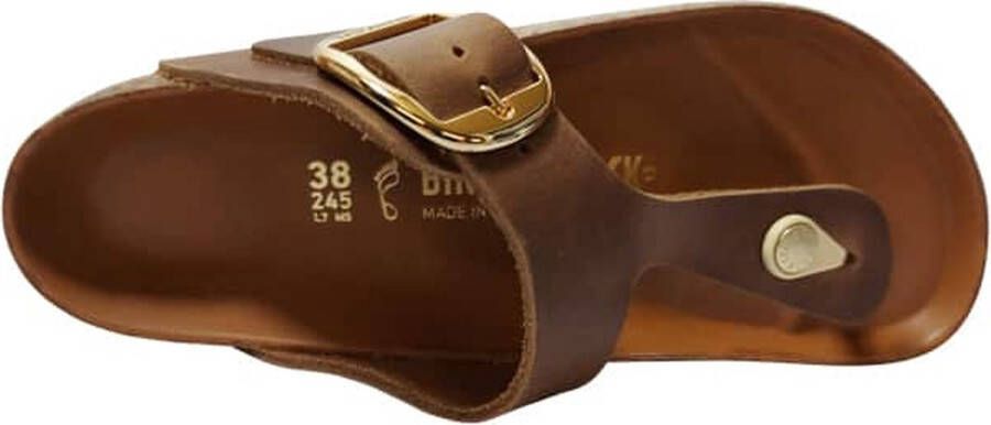 Birkenstock Gizeh Big Buckle Nl Womens Cognac Schoenmaat 35 Slides 1018745 - Foto 10