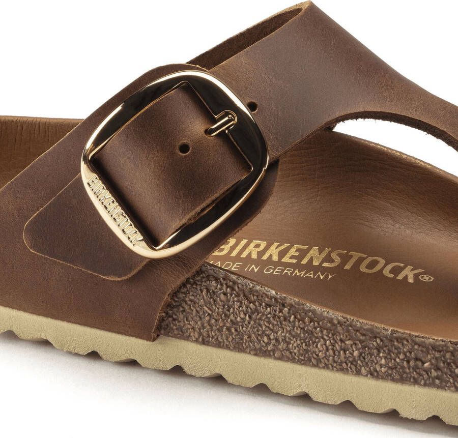 Birkenstock Gizeh Big Buckle Nl Womens Cognac Schoenmaat 35 Slides 1018745 - Foto 4