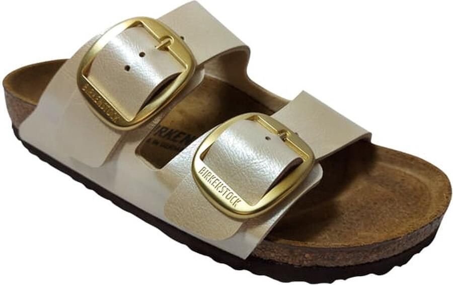 Birkenstock Arizona Dames Slippers Graceful Pearl White Narrow fit | Wit | Imitatieleer - Foto 8