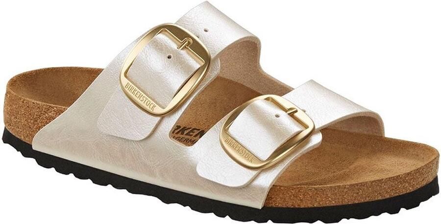 Birkenstock Arizona Dames Slippers Graceful Pearl White Narrow fit | Wit | Imitatieleer - Foto 10