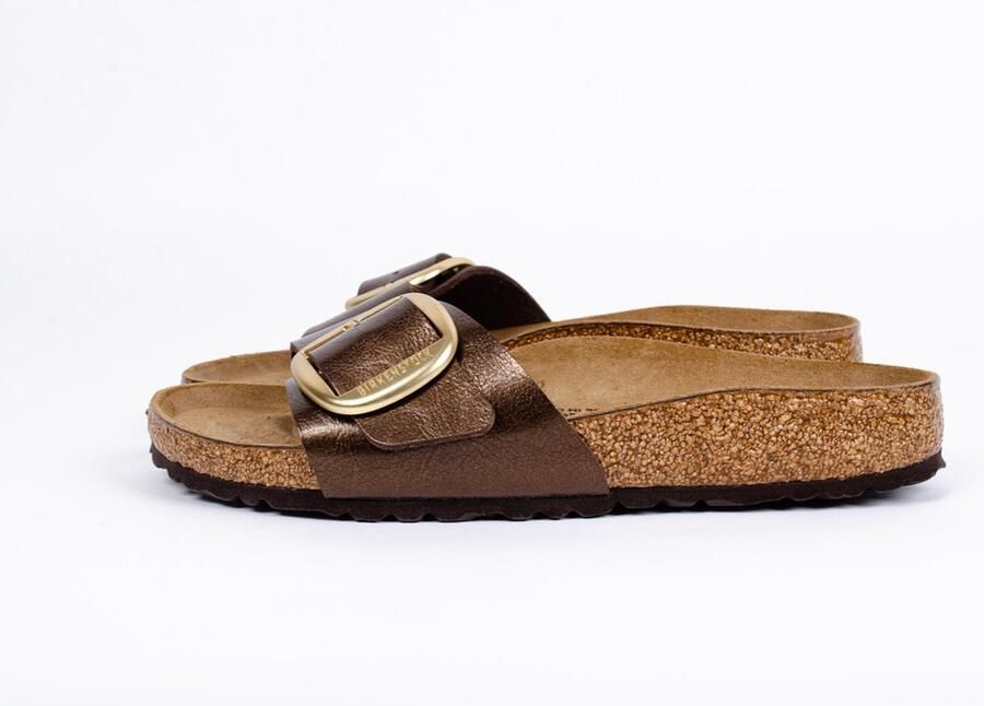 Birkenstock Madrid Graceful Dames Slippers Small fit Bruin - Foto 17