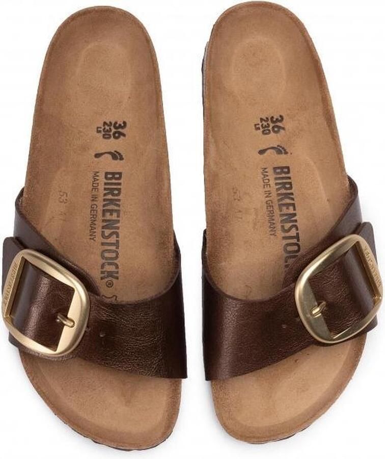 Birkenstock Madrid Graceful Dames Slippers Small fit Bruin - Foto 12