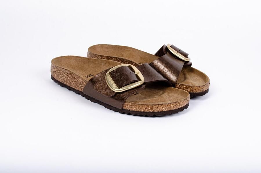 Birkenstock Madrid Graceful Dames Slippers Small fit Bruin - Foto 20