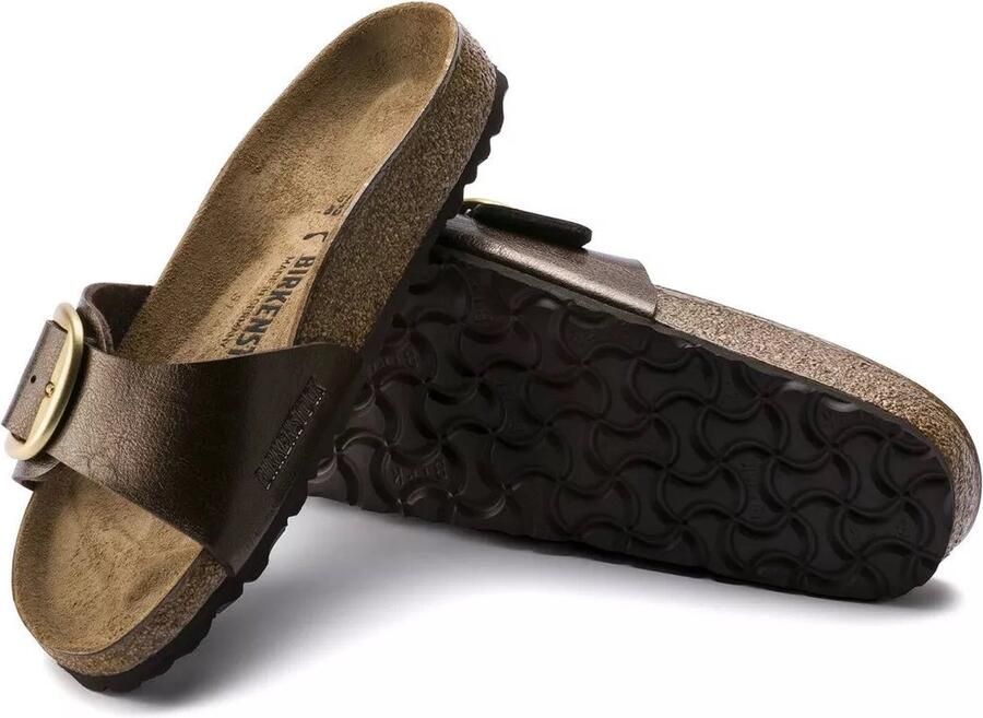 Birkenstock Madrid Graceful Dames Slippers Small fit Bruin - Foto 16