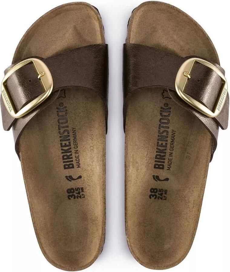 Birkenstock Madrid Graceful Dames Slippers Small fit Bruin - Foto 11