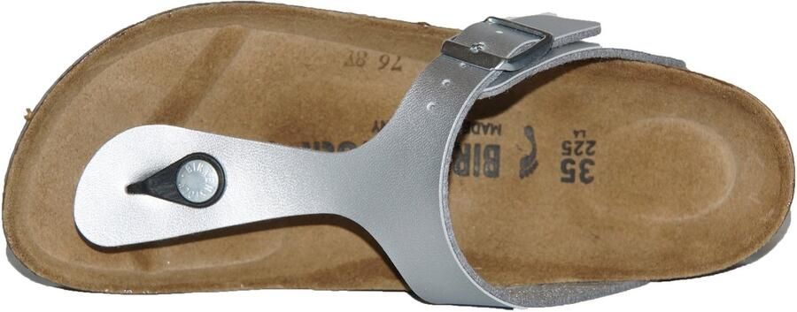 Birkenstock Gizeh Kids Slippers Hologram Silver Regular fit | Zilver | Imitatieleer - Foto 17