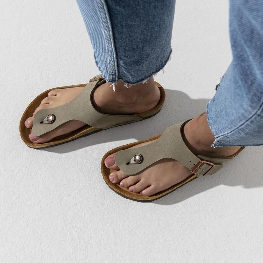 Birkenstock Ramses slippers grijs 350406 - Foto 3