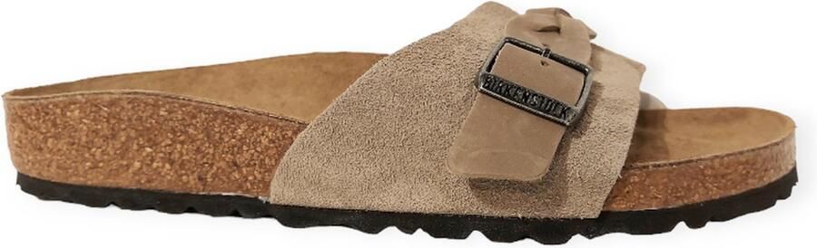 BIRKENSTOCK Slippers Oita Braided Maat: 40 Materiaal: Suède Kleur: Taupe - Foto 6