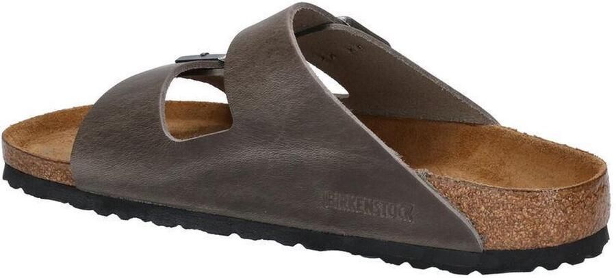 Birkenstock Arizona Slippers Iron Narrow fit | Grijs | Leer - Foto 13