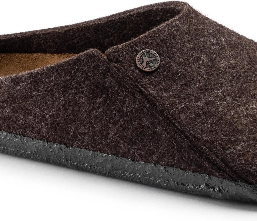 Birkenstock Zermatt Pantoffels Mocha Regular fit | Bruin | Wolvilt - Foto 2