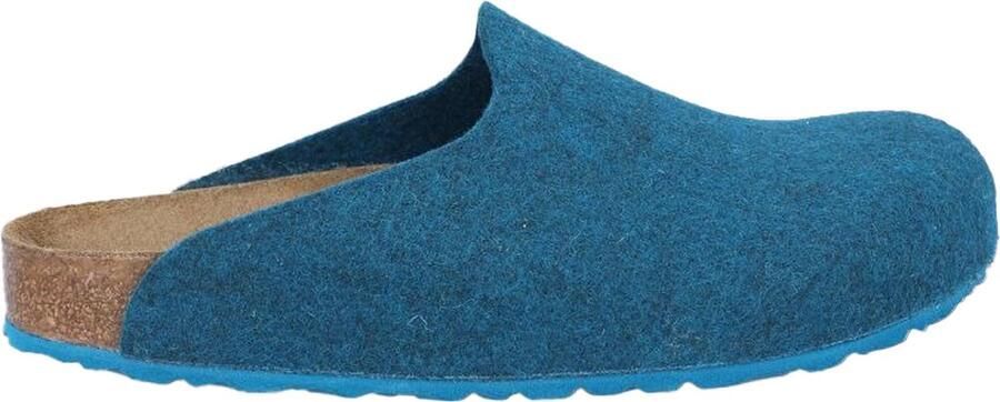 Birkenstock Sloffen Unisex petrol blauw