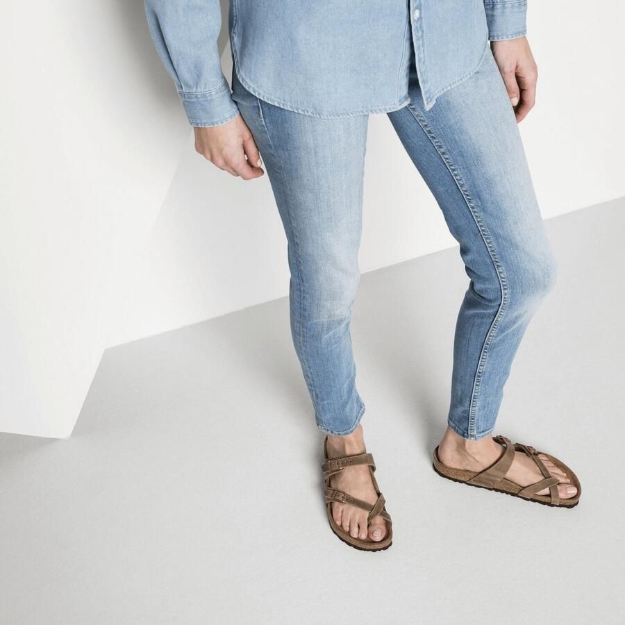 Birkenstock Mayari Dames Slippers Tobacco Brown Regular fit | Bruin | Nubuck - Foto 3